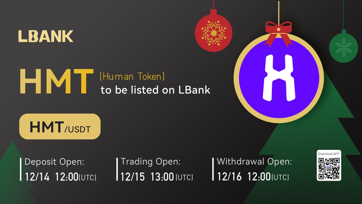 LBank_Exchange's tweet photo. 🎉 New #listing

🌟 $HMT(Human Token) will be listed on LBank！@human_protocol

HUMAN Protocol is a way to request work from humans and machines, to validate the quality of work, and initiate payout over multiple chains.

❤️ Details: https://t.co/9AbSaxTuio https://t.co/nHJRBENG6N