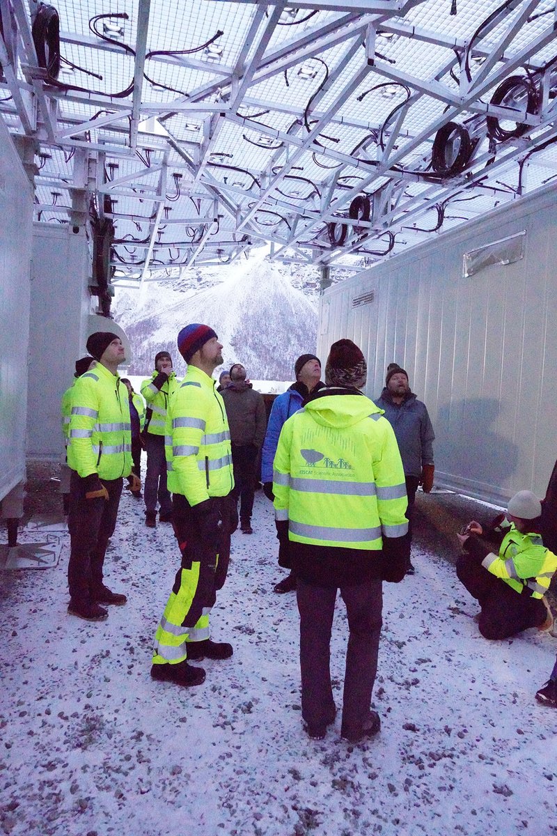 EISCATofficial's tweet image. Site visit for all #EISCAT staff, at #EISCAT3D in Skibotn. 
For more information and pictures: eiscat.se/eiscat3d/annua…