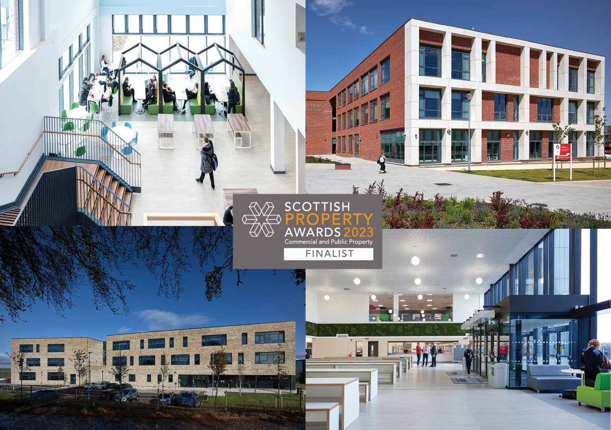 HubSouthEast's tweet photo. Great to see the #WinchburghSchoolsCampus & #CastlebraeCommunityCampus shortlisted in the @scotpropawards.🤞for February's ceremony! #DevelopmentOfTheYear #ArchitecturalExcellence https://t.co/H3y3Gqb9mW https://t.co/iMIM9Vq37v