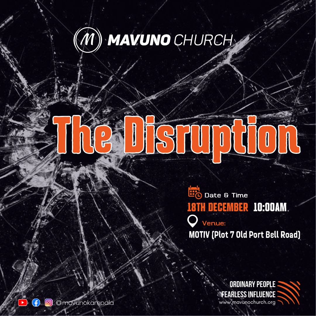 We are delighted to announce that this Sunday we will have our #Christmas production "The Disruption" starting at 10am. So that means we will only have one service and we can't wait to see you there. Do invite your friends and family.