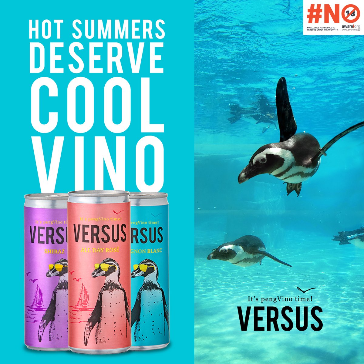Stock up on the "cool vino" this summer – and your friends are bound to notice! Versus Wines are available in both bottles and (really cute) little cans!
Shop online at: versuswines.co.za 
#versus #versuswines #summertime #summerwines #lazysummerdays #soakupthesun