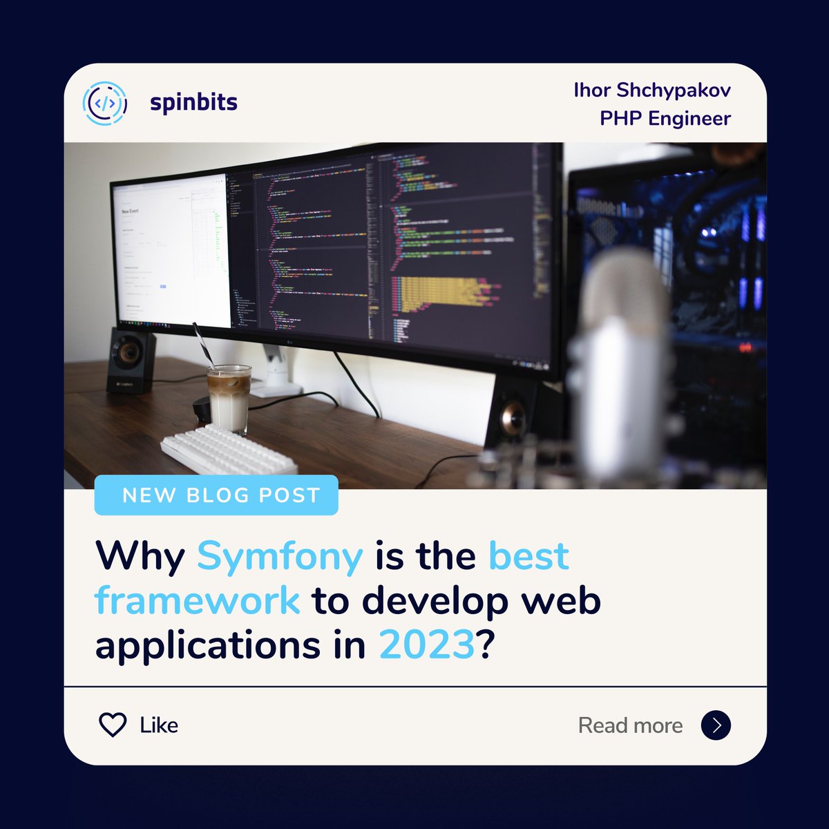 spinbits1's tweet photo. 🗣 #Symfony is an open-source PHP-based framework designed to help IT engineers create powerful, interactive websites and web applications. 

https://t.co/qwi1yOF4ut https://t.co/pIgKVOFCLZ