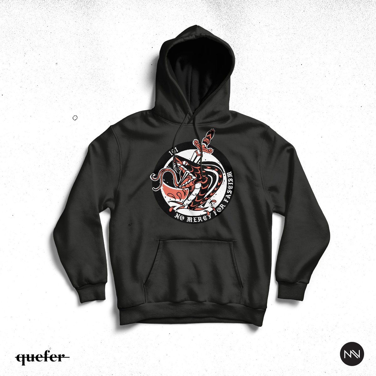 milvietnams's tweet photo. 🔥161/NO MERCY FOR FASCISM🔥 
Nova dessuadora de la mà de @quefer2018.

Ja disponible a https://t.co/vpNk8QpwM4 https://t.co/kc1KDb0pKl