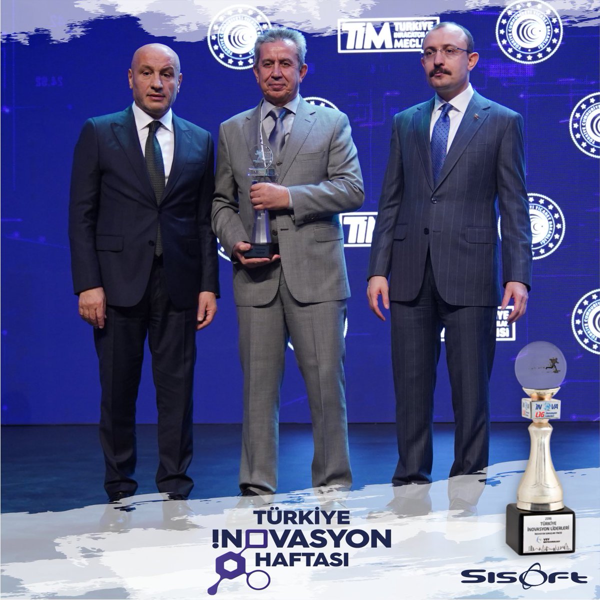 sisoftsocial's tweet photo. Türkiye İnovasyon Haftası ödül törenine katılan Sisoft yönetimi, “Inovalig Ödülleri kapsamında düzenlenen Türkiye İnovasyon Haftası’nda, büyük firmalar “İnovasyon Sonuçları” kategorisinde 3. olarak ödül almaya hak kazandık.
#TİM #TicaretBakanlığı #İnovasyon #Sisoft #inovalig https://t.co/BNlvNludoL