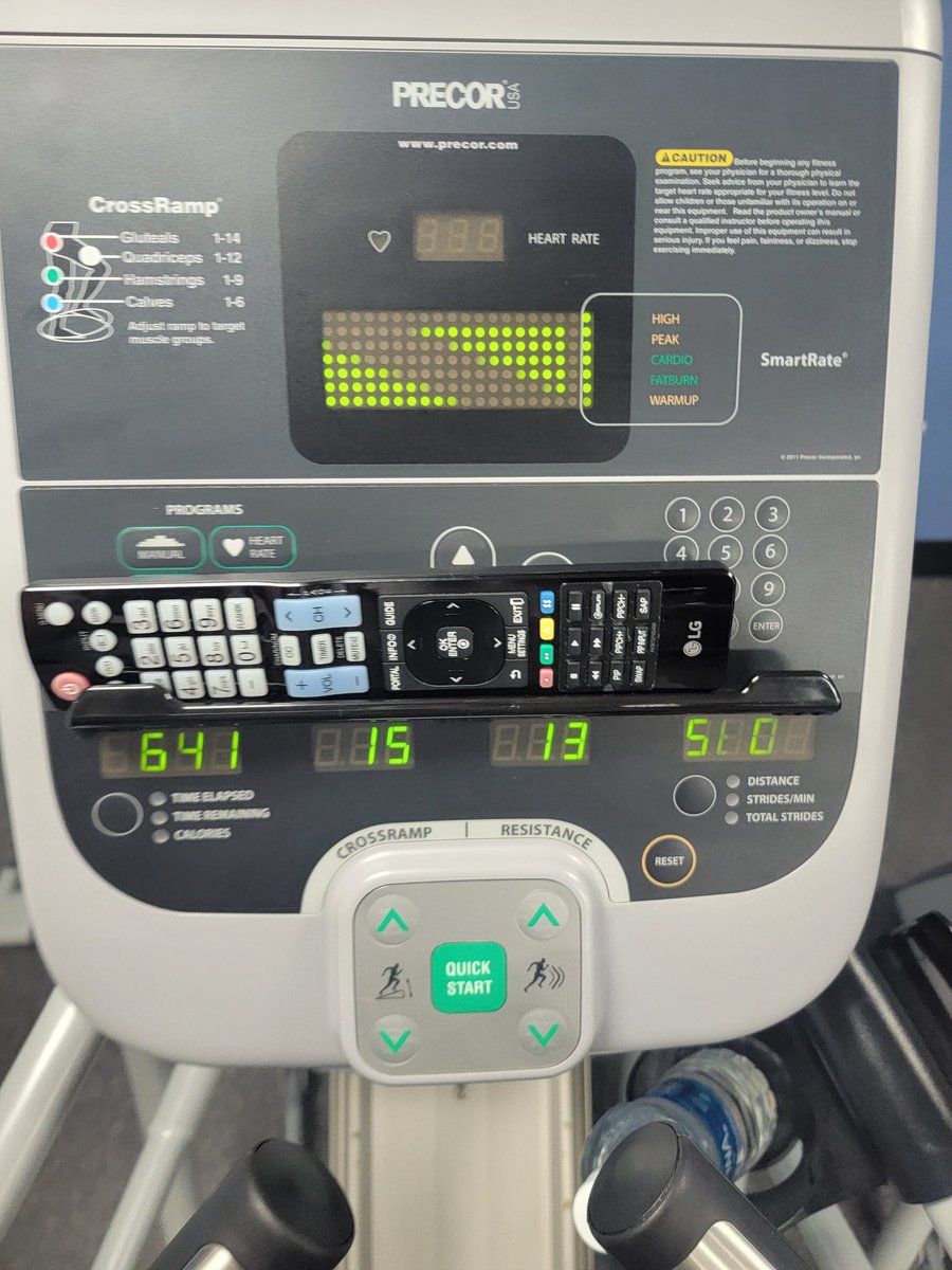 7 out of 9 for December at a 15 incline and 13 resistance (up 1 from yesterday). Very sweaty and a #HotelGym success. @AggieLarry @GhostieNC @GingyNorth @SkydashV @mhenrylaw1 @TheycallmejustA @nogooddeed2 @LadyDemosthenes @ThePanic16