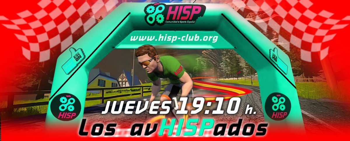 HISP_CLUB's tweet photo. Los AvHISPados
Jueves 15 de diciembre 19:10h.
https://t.co/WdhVG2vhzO
Ruta: WATOPIA'S WAISTBAND
Bienvenidos a este evento social, rodaremos una hora en torno a 2 wkg entre risas y amigos.
BARRERA ACTIVA https://t.co/iYNaVqGAUV
