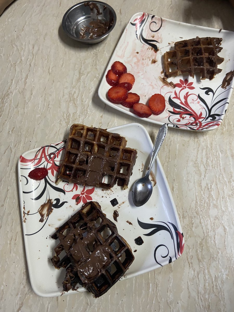 JigarAMody's tweet photo. @AmitabhJha3 bhai Aap ke liye mast home made waffles 🧇  meine banaya hai…sharing with our online family… https://t.co/n0Ujga7lEa