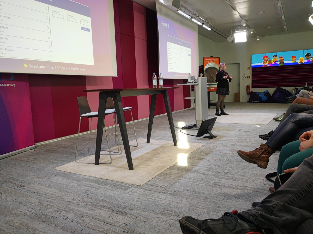 tobiasfenster's tweet image. 10 minutes of @LuiseFreese explaining why Power Apps are &quot;ugly a f&quot; (direct quote 😂) if you don&apos;t care enough. Very entertaining 😊 Now let&apos;s set how she fixes it at #azdevcom