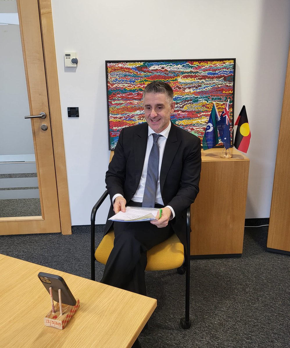 AusAmbCroatia's tweet photo. Great to hold the 2nd Australia - Croatia Cultural &amp; Education Roundtable, with a message by @JulianHillMP.

With @AusCouncilArts @min_kulture_hr &amp; others we took stock of cooperation in 2022 &amp; mapped out the plan for 2023 - including in science &amp; sport!

@dfat @VladaRH 🇦🇺 🤝 🇭🇷 https://t.co/s5dh5FWjIK