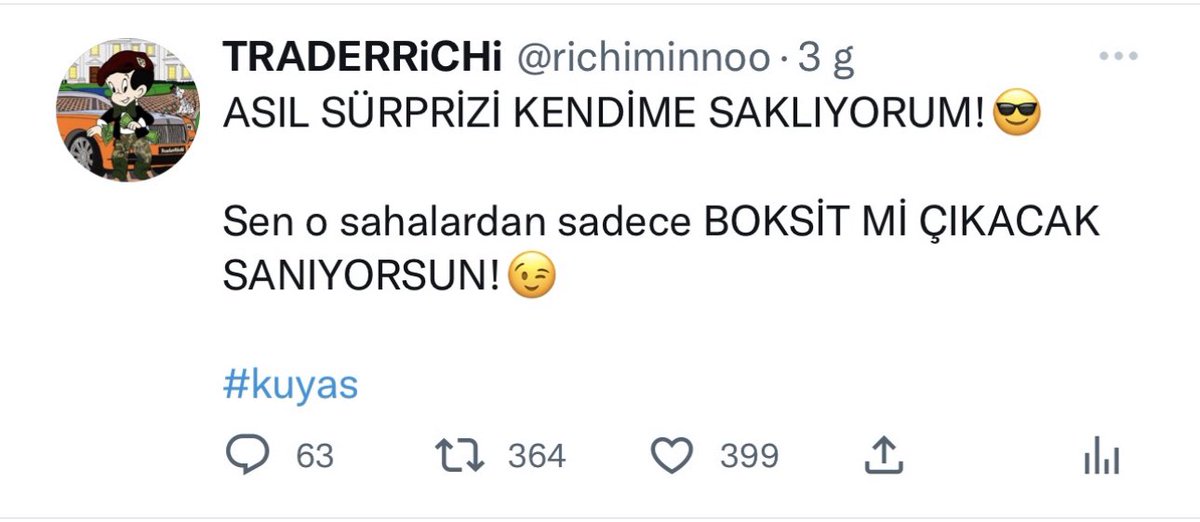 Ne dedi ne dedi zamanında bu gariban size!

(AU) 😉

⭐️⭐️🌟⚜️🥇👑

 #kuyas