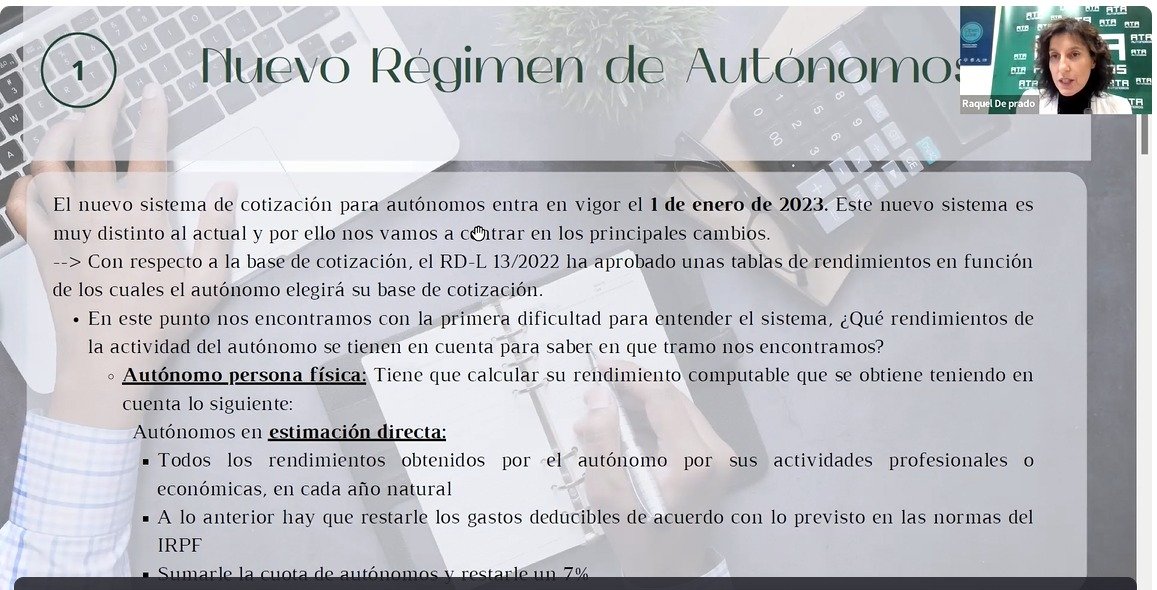El nuevo RETA is coming!! Si no quieres quedarte helado/a asesórate de los cambios. Desde <a href="/autonomosata/">Fed. Autónomos 𝗔𝗧𝗔</a> hemos estado con fisioterapeutas!