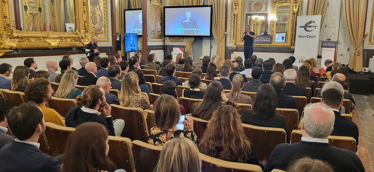 Ecosistema MÁS (@ecosistemamas) on Twitter photo El lugar elegido para la gala no es otro que el #PalaciodeSantoña de la <a href="/CamaradeMadrid/">Cámara de Madrid</a>, y el encargado de conducirla, el humorista <a href="/Danidelacamara/">danidelacamara</a>.
¡Gracias <a href="/amigosEyS/">Empresa&Sociedad</a> por contar con <a href="/ibercaja/">Ibercaja</a> como socio estratégico de estos premios en el marco del <a href="/EcosistemaMAS/">Ecosistema MÁS</a>! El lugar elegido para la gala no es otro que el #PalaciodeSantoña de la <a href="/CamaradeMadrid/">Cámara de Madrid</a>, y el encargado de conducirla, el humorista <a href="/Danidelacamara/">danidelacamara</a>.
¡Gracias <a href="/amigosEyS/">Empresa&Sociedad</a> por contar con <a href="/ibercaja/">Ibercaja</a> como socio estratégico de estos premios en el marco del <a href="/EcosistemaMAS/">Ecosistema MÁS</a>!
