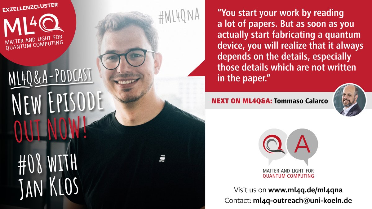 ML4Q_cluster's tweet image. Simulate them then fabricate them! 
🎧🎧Tune in and listen to Jan&apos;s journey from simulating #quantum_devices to fabricating them! Full episode now on our cluster&apos;s podcast #ML4QnA!!!
👉ml4q.de/ml4qa/ 
@dfg_public  @RWTH @fz_juelich 
#SpinQubits #QuantumDots