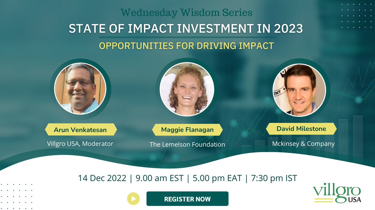 📢HAPPENING TOMORROW!
If your #socialimpact organization is looking for #funding  opportunities, join this session tomorrow to understand the impact #Investment trends and how your organization can effectively plan for funding in the future.
Register now: us02web.zoom.us/meeting/regist…