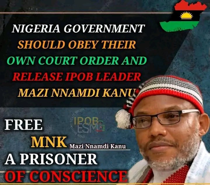 oluchisystem's tweet photo. Release Nnamdi Kanu &amp; conduct a referendum for Biafra Exit from Nigeria. For every Biafra is logically in favour of a referendum &amp; that will help in avoiding war.
 @10DowningStreet @AJEnglish @SkyNewsBiz @wsj @OHCHR_Pacific @UN @antonioguterres @UNPeacebuilding @UN @VOAAfrica https://t.co/O0x0bvxgmP