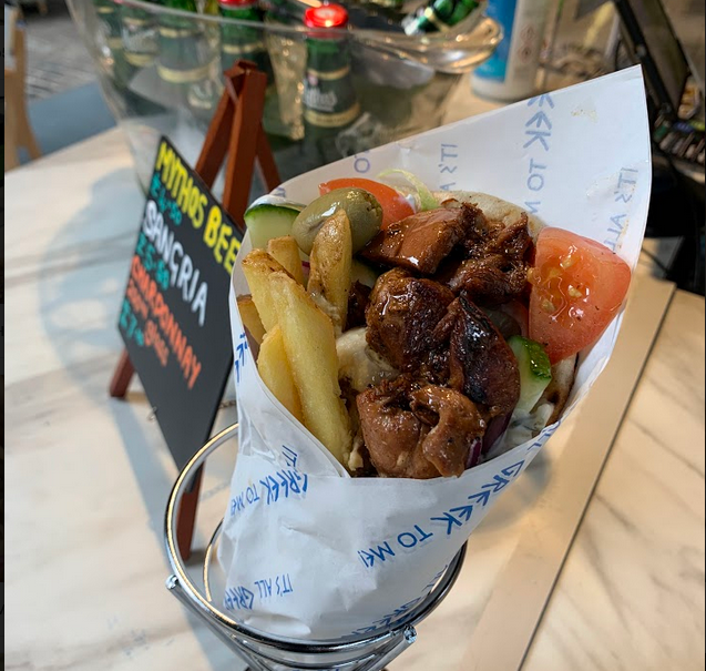 So, what is #souvlaki?

Well, it is a popular street food item that uses pieces of grilled meat to create a path to deliciousness.

At #ItsAllGreekToMe, souvlaki is only one of many things we proudly offer, so stop by and try some today!

bit.ly/3oQ0sCI