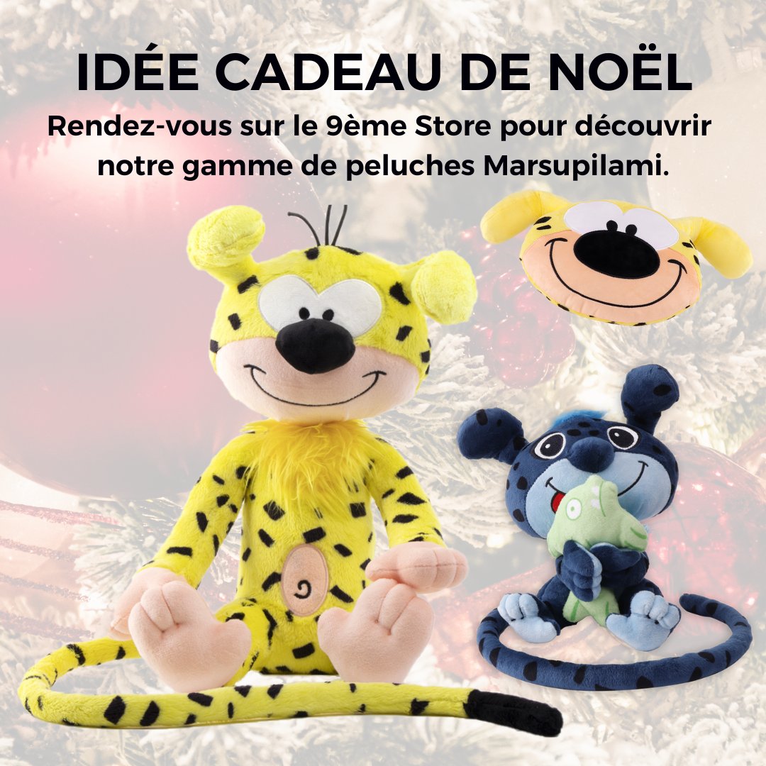 🎄Noël approche à grand pas, c'est le moment d'offrir des peluches Marsupilami 🥰
👉Rendez-vous sur la boutique en ligne : 9e-store.fr 

#marsupilami #marsu #peluche #doudou #stuffedtoy #toy  #gifts #gift #idée #idées #cadeau #cadeaux #noel #christmas #christmasgift