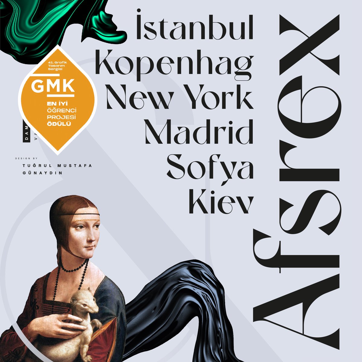 DEU_GuzelSanat's tweet photo. Grafik Sanatlar Bölümü Yüksek Lisans Öğrencimiz Tuğrul Mustafa Günaydın "DaMane Typeface — Variable" adlı bitirme projesiyle Grafik Tasarımcılar Meslek Kuruluşu 41. GMK Grafik Tasarım Ödülleri Öğr. Projeleri Kategorisinde En İyi Bitirme Projesi Ödülü'nün sahibi olmuştur.Tebrikler https://t.co/EdN4iBIOoA