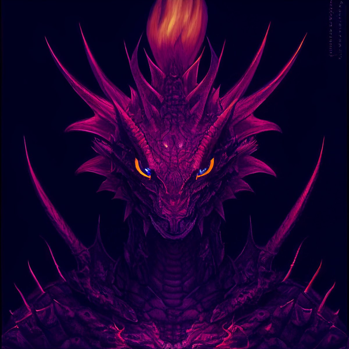 Fun Fact: While creating the black dragons our Ai Artist accidentally ending up making the purple dragons aka “The Dungeon Dragons”. Stay out of trouble if you don’t want to see these guys.🐉
