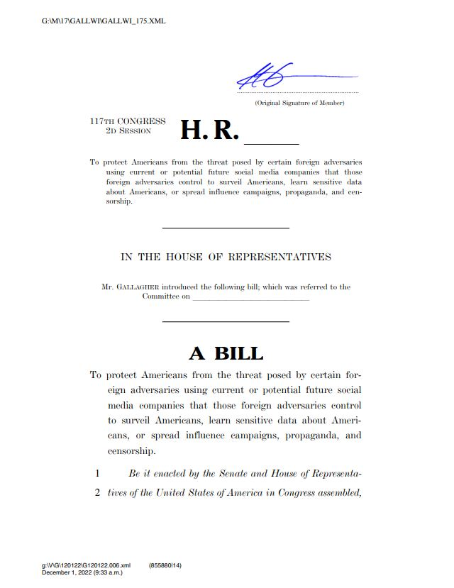 Will TikTok Be Banned? U.S. lawmakers Introduce Bill To Ban TikTok