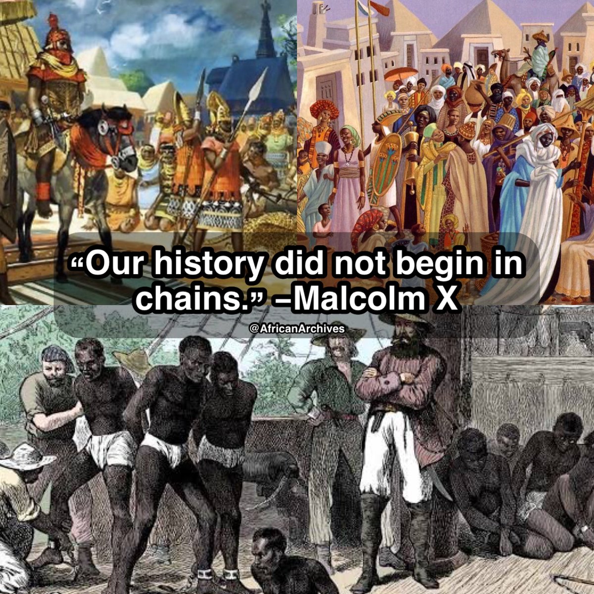 Africa is portrayed as a continent without history before slavery and colonialism. African History isn't known by many people compared to the history of Europe, Americas, and Asia. Some of the world's great civilisations such as Mali flourished in Africa. A THREAD!