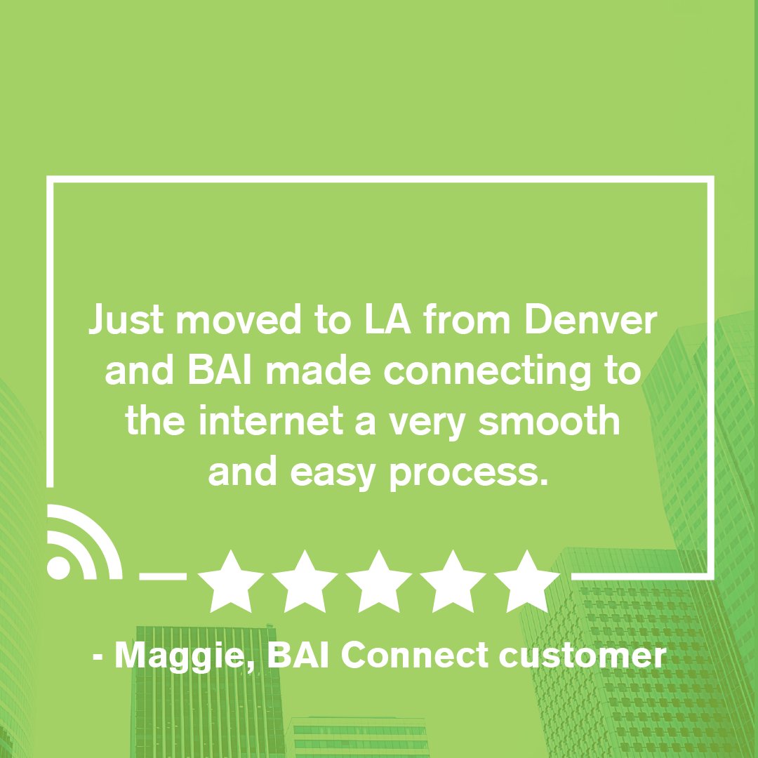 New town... new internet!

#testimonialtuesday