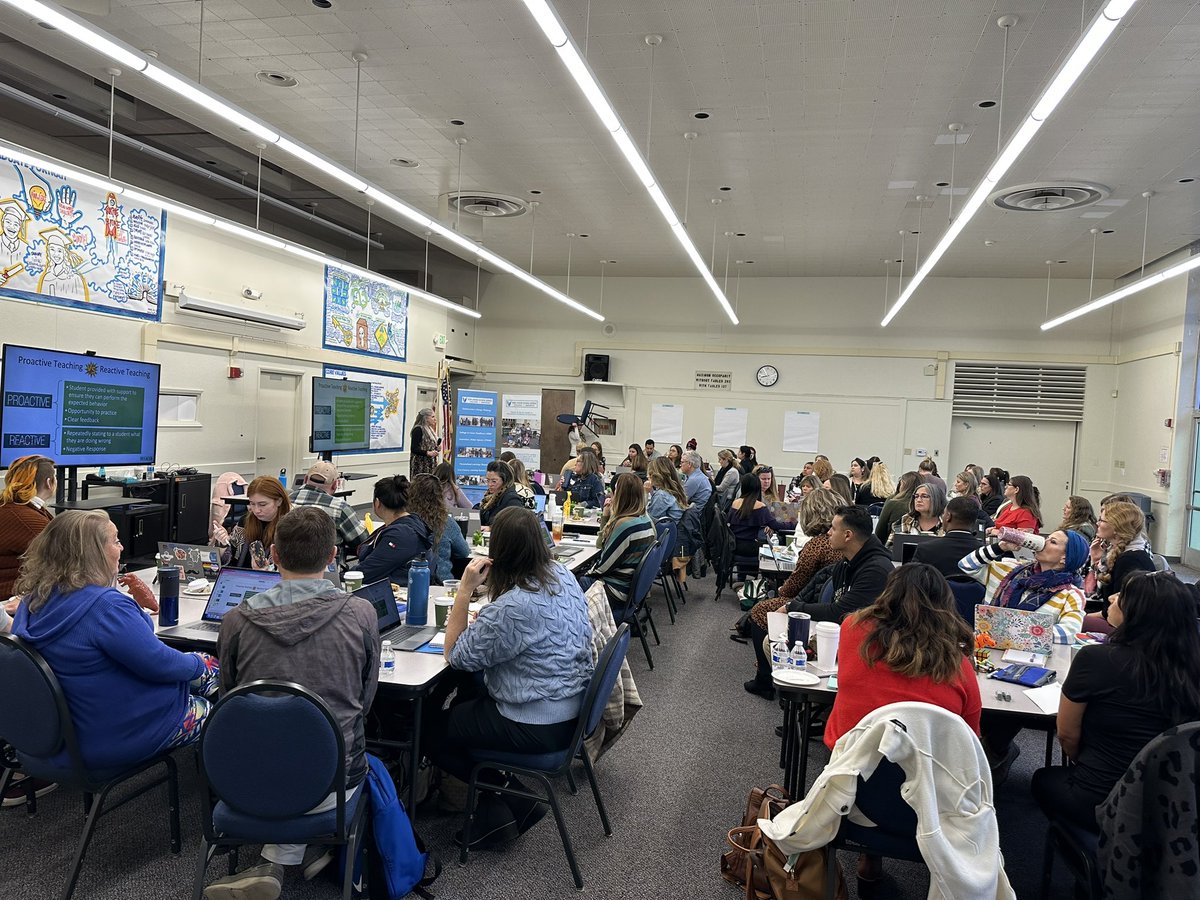 Full house at PBIS Day 2 - Student Support Service Team building systems <a href="/VistaBlueprint/">Vista Unified</a>