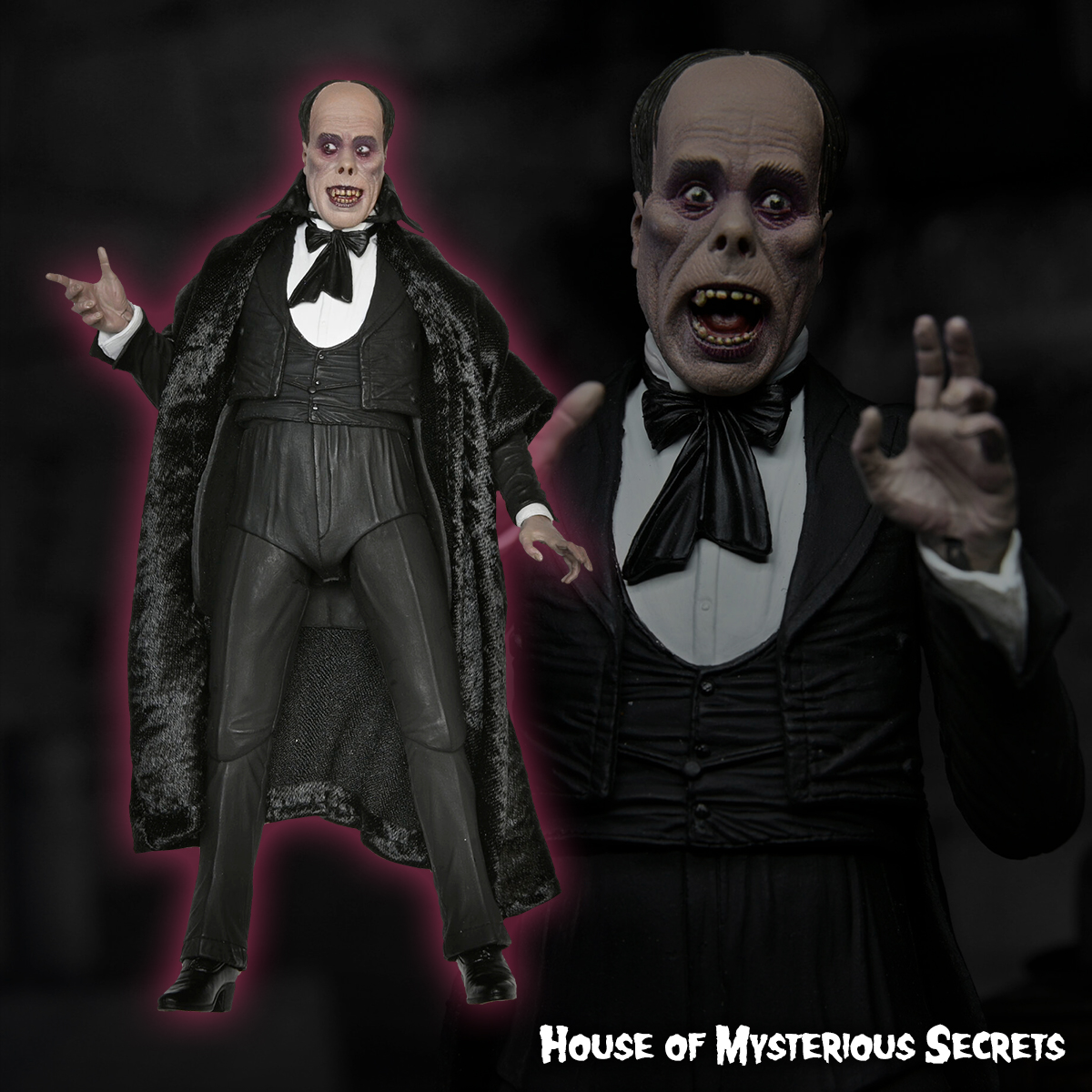 Phantom of the Opera ultimate action figure from NECA revealed!

Due out in September 2023, it's available to pre-order now: houseofmysterioussecrets.com/ultimate-phant…