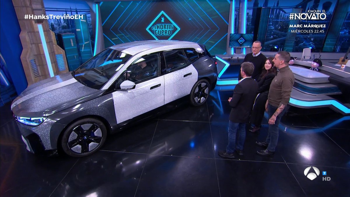 Valenciacars1's tweet image. El #BMWiXFlow protagonizó, en el programa de televisión #ElHormiguero, la sección de ciencia dirigida por Jorge Marrón @BMWGroup @BMWGroupEspana 

bit.ly/3ByGzah