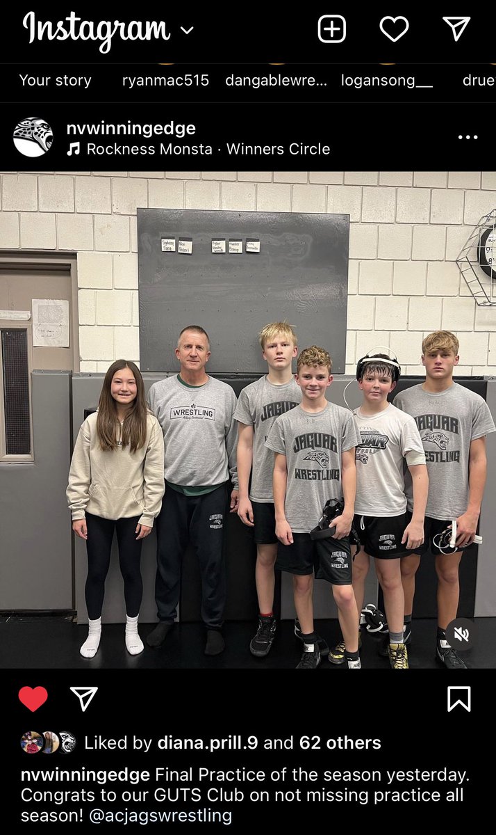 JagBlackShirts's tweet photo. JagBlackShirt middle school GUTS Club. Last practice yesterday, last meet today. GUTS Club = Zero misses. #ProtectTheIsland @ACjagswrestling @Jaguars_AD #BeReliable https://t.co/edtFIBeRn3