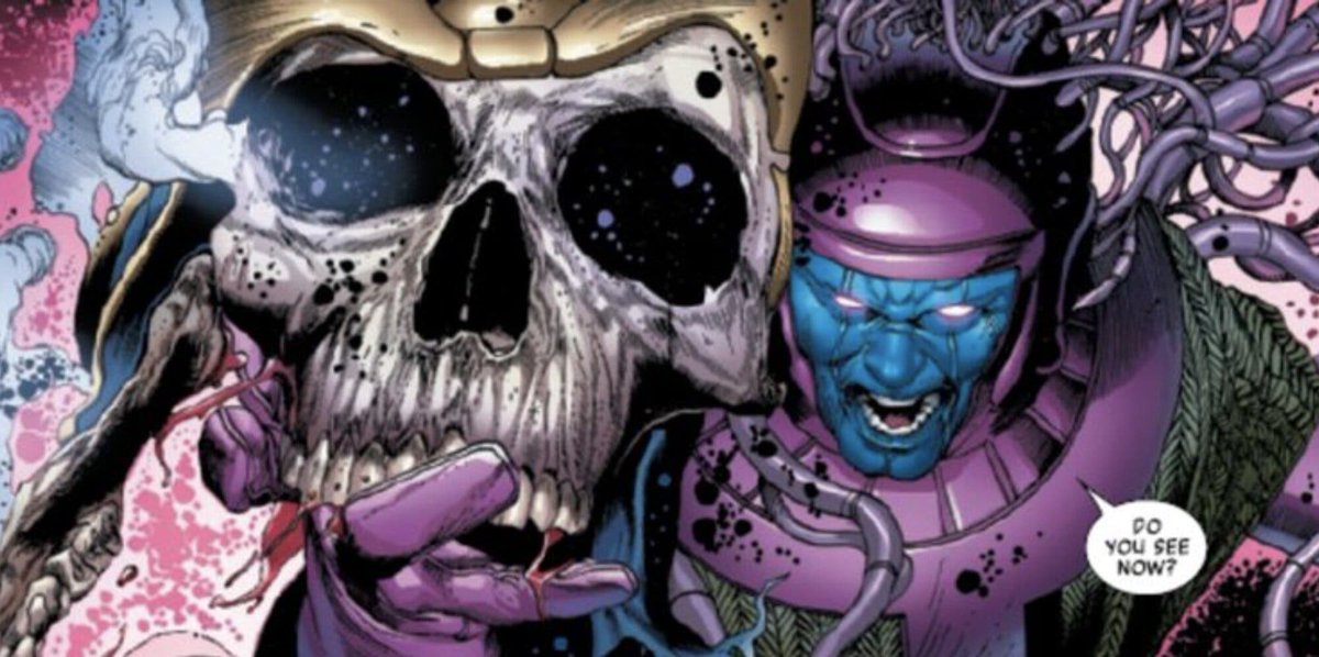 QuidVacuo's tweet image. ¡El productor de &apos;ANTMAN AND THE WASP QUANTUMANIA&apos; habla de Kang y lo compara con Thanos!

&quot;Es muy poderoso, formidable, muy fuerte, y tendrá, obviamente, una continua presencia, como Thanos, avanzando en formas que son diferentes a Thanos y se sienten muy frescas para nosotros&quot;.