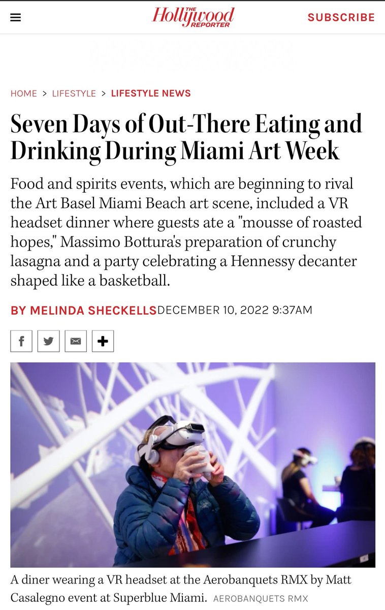 tonymayes's tweet photo. Still processing #MiamiArtWeek @ArtBasel at @SuperblueArt 

#art #Food #tech #TechNews #VR
🥽 READ MORE 👇🏽👇🏽

https://t.co/FGNhTgmMIH https://t.co/BM9XHbDKxW