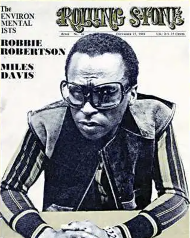 On December 13, 1969 Miles appeared the cover of Rolling Stone. "I could put together the greatest rock 'n' roll band you ever heard," he told the magazine.
