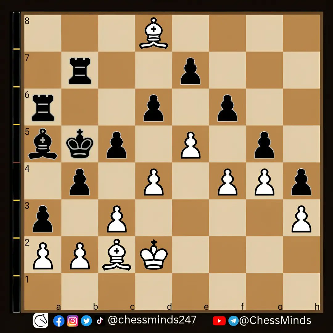Chessminds247's tweet photo. Here's your chance outsmart the engine giving -8point win to black, White to draw! Check comments for solution 

#chess #ChessEndgame #chesspuzzle #chesschamps #chessminds #Chessboxing https://t.co/ktn8zlaJBb