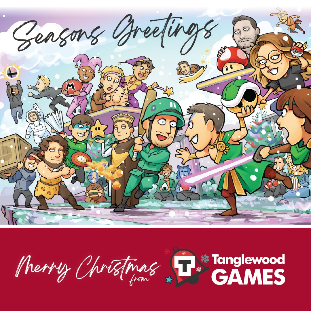 From all of ours, to all of yours! We wish everyone a happy holiday season from the team at Tanglewood Games!

Artwork from the amazing <a href="/h0lysarthole/">H0lyhandgrenade</a>

#MerryChristmas #HappyHolidays #gamedev