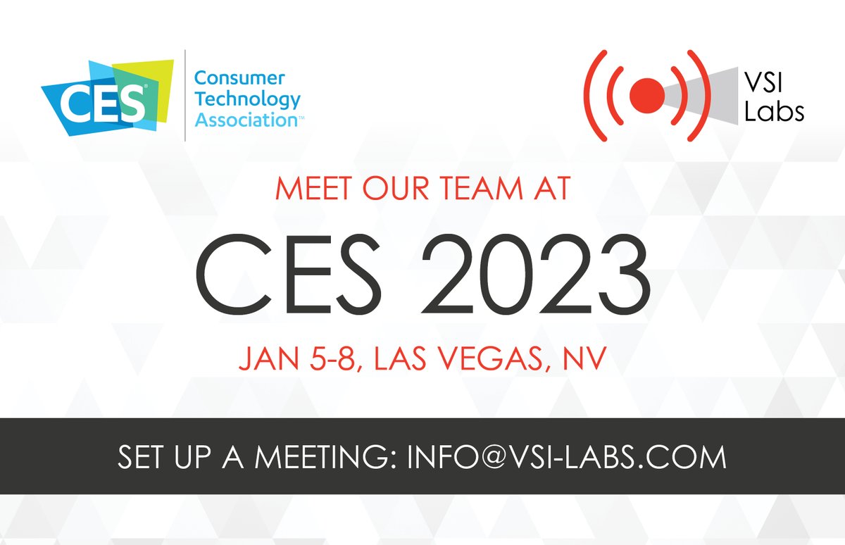 VSI is looking forward to kicking off 2023 with a trip to CES! We will have one of our research vehicles at the event, running sensor demonstrations and showcasing the latest in our sponsors' technologies. 

Email info@vsi-labs.com to book a time to meet!

#vsilabs #ces #ces2023