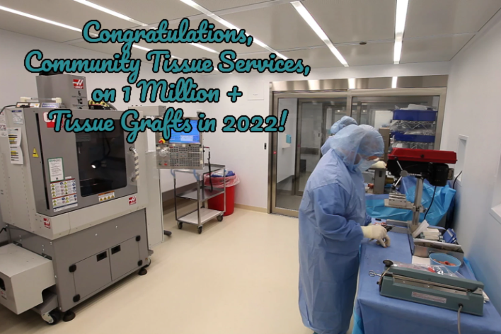 donation_info's tweet photo. donatelifenw: Congratulations to Community Tissue Services for distributing 1 Million+ tissue grafts in 2022! CTS has been saving lives & improving health for more than 35 years and today, we say THANK YOU for your dedication to life and health! #125Liveโฆ https://t.co/Ksez90hPu9