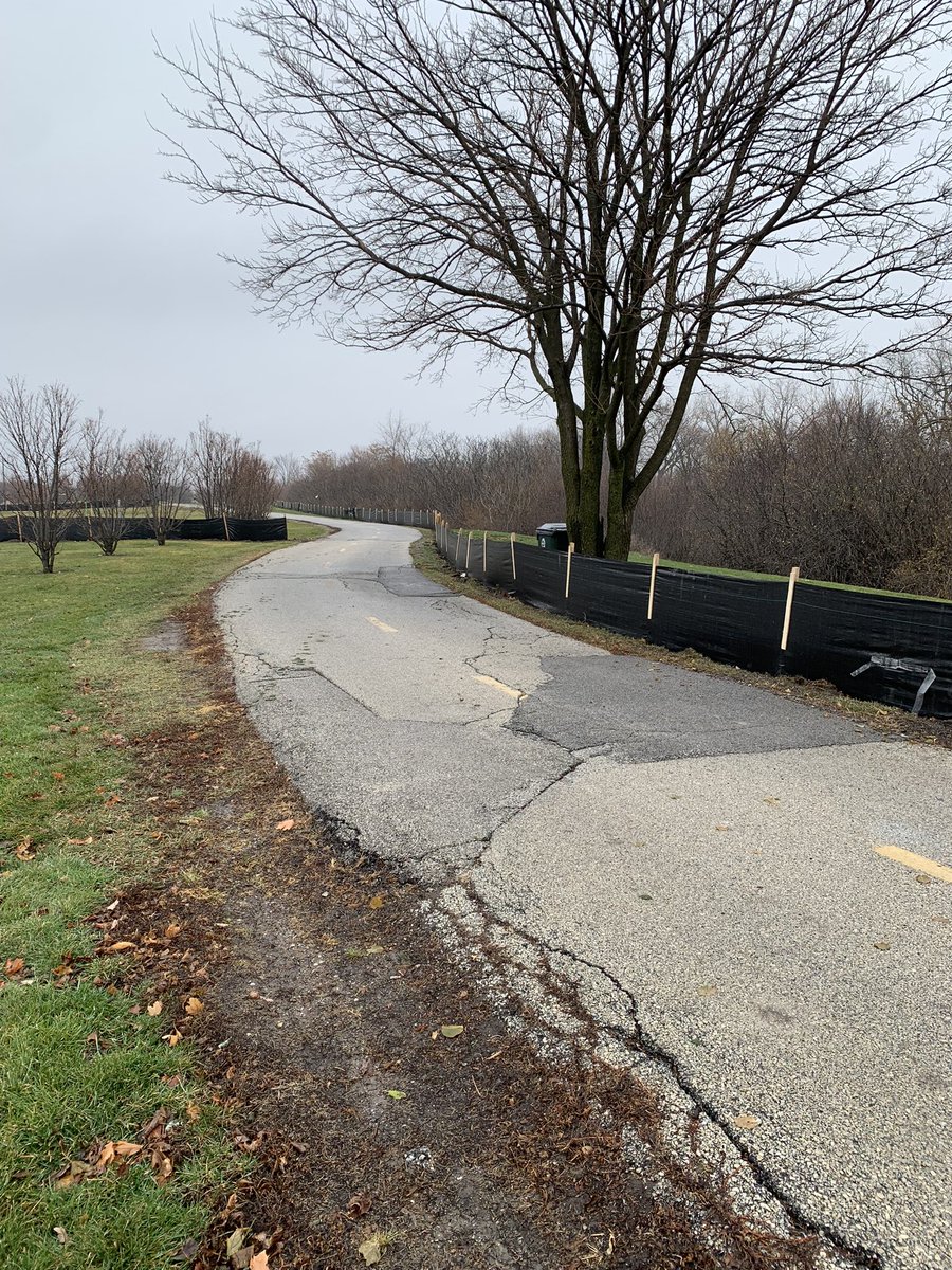 jarbaldo's tweet photo. with the northside sludge pipeline replacement, will there be any systematic replacement of the trail along the effected portions of lincolnwood centennial and skokie channel parks? the trail is in bad shape throughout this stretch… @MWRDGC @LincolnwoodPks @SkokieParks https://t.co/5NMp7VVzaw