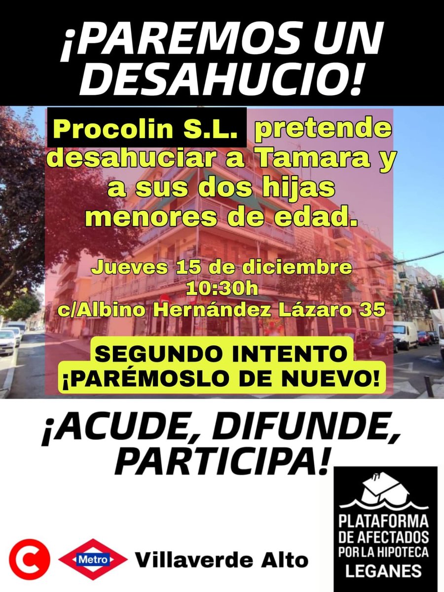 PahLeganes's tweet photo. @felivelazquez2 @LibrsyCombativs @Coordinadora8m @comunicadoras8m @La_Trueca @LaUnidadEste @UniendoBarriosV @PCE_Villata @GenteVillaverde @VillaverdePAH @SDV_Villaverde @pah_alcorcon @PAHGETAFE @PahParla @cgtzonasur @CNT_Madrid @CGT_Madrid @bancamadrid @MareasCiudadana @UniendoLuchas_ #AlertaDesahucio
Confirmamos que han llegado las medidas cautelares del Comité de Derechos Económicos, Sociales y Culturales #CDESC de la #ONU, que exigen la paralización del desahucio mientras no haya alternativa habitacional
#LaLuchaSigue para para el desahucio
#TamaraSeQueda https://t.co/rvBxC0XaUR