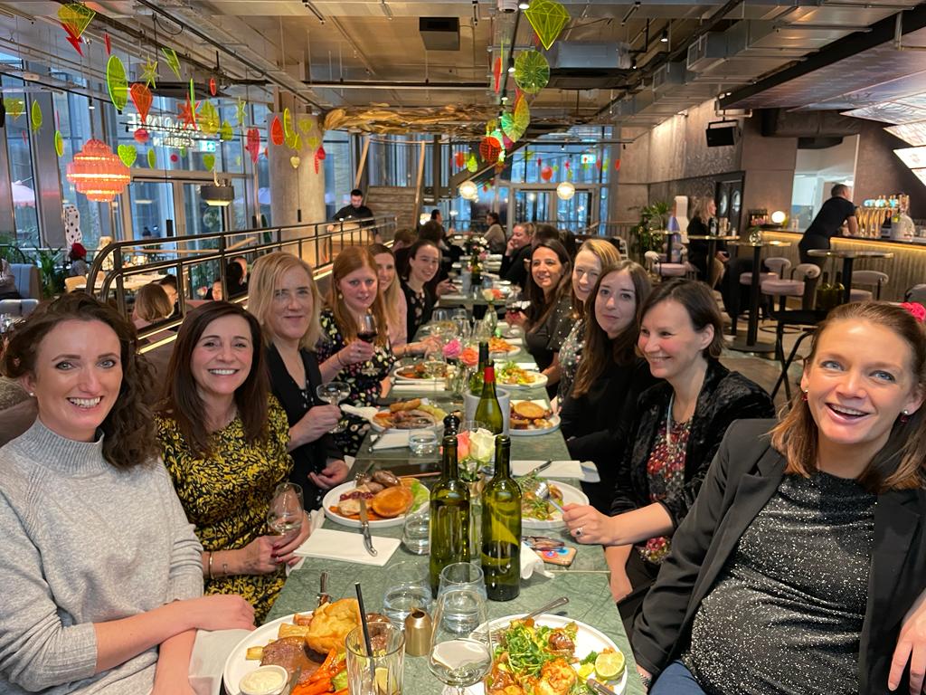 Enjoyed yet another brilliant Christmas lunch today - thanks @ForciaLondon for the invite! Only two more until we call it a wrap! #womeninconstruction #networking
