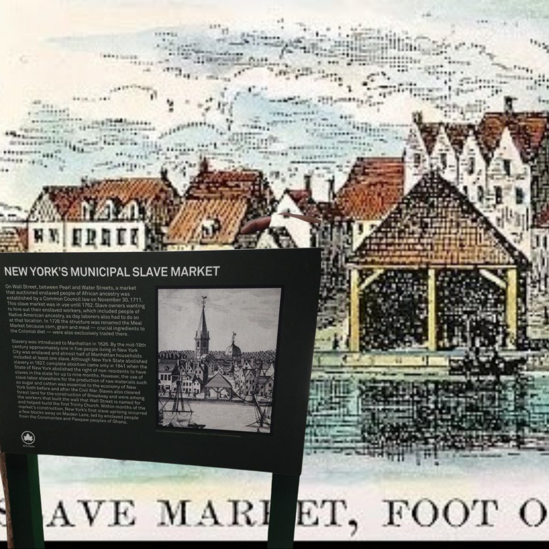On this day in 1711, New York City's slave market is established. 

Thanks to maap.columbia.edu/place/22.html #naacp #naacpsandiego #naacpsdremembers