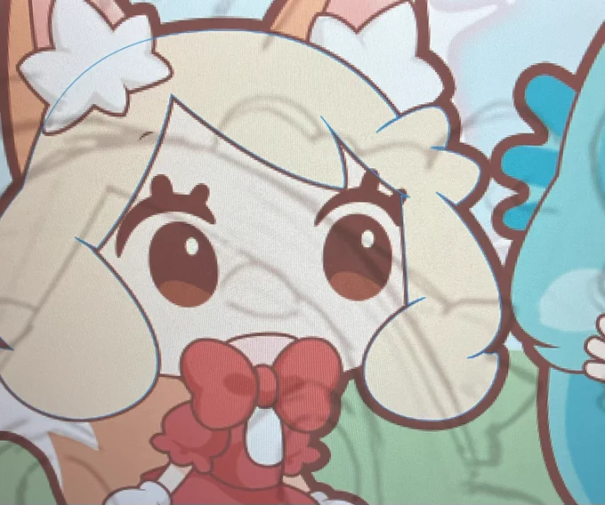 描いてる途中でゆがんでるのに気づけるようになっただけ成長はしました 