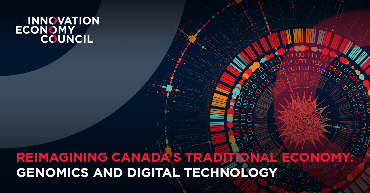 Happening now: Tune in to our broadcast Reimagining Canada’s Traditional Economy: Genomics and Digital Technology. vimeo.com/showcase/iec