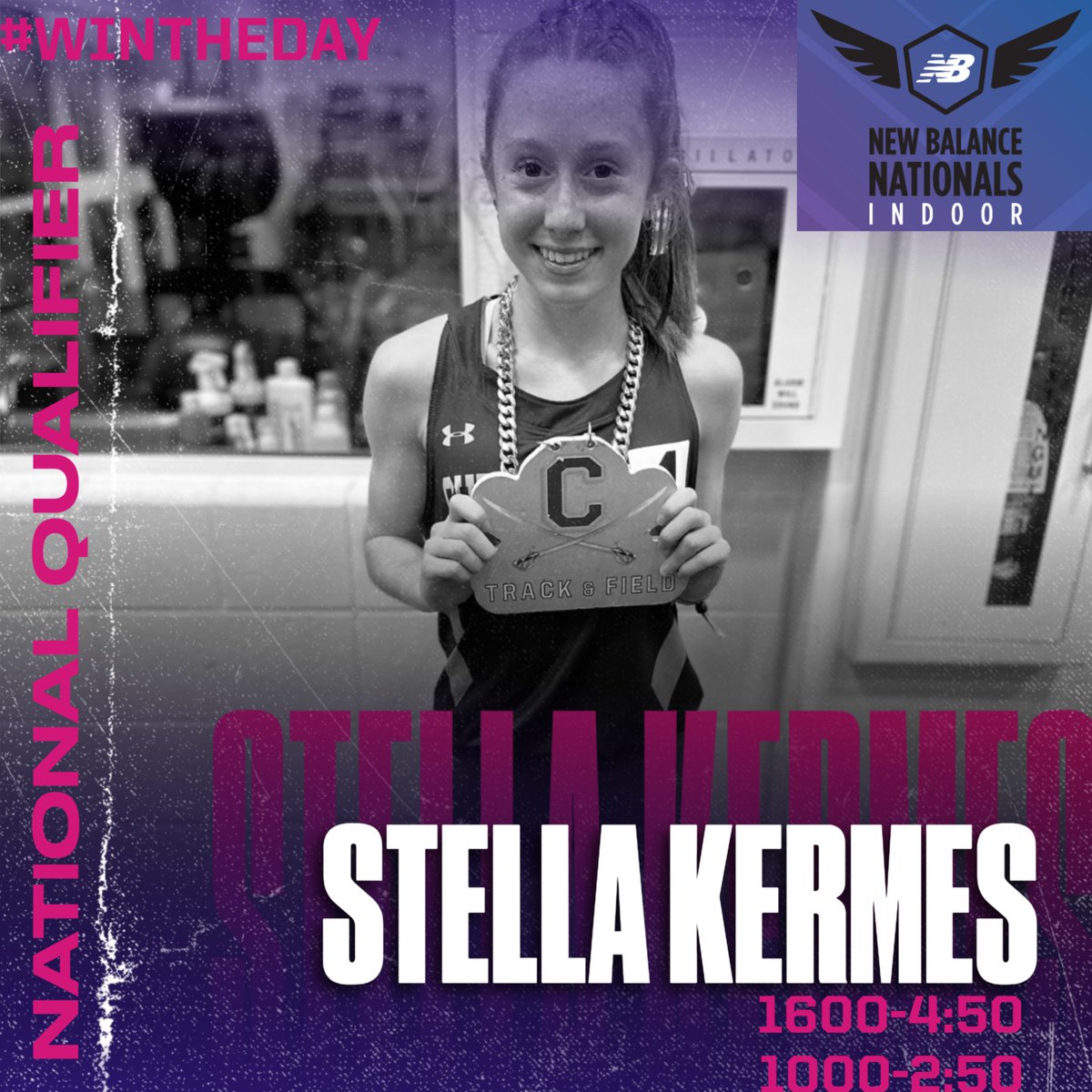 Congratulations to Stella Kermes on qualifying for New Balance Nationals in Boston!!! #wintheday