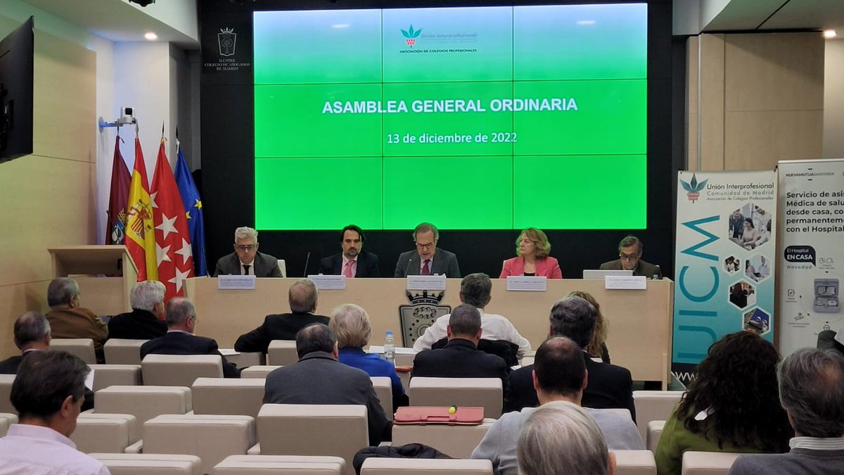 JM_AlonsoPuig's tweet photo. Celebramos la Asamblea General de la @UICMadrid donde aprobaremos el presupuesto económico para el próximo año https://t.co/7ynnzHYkoY