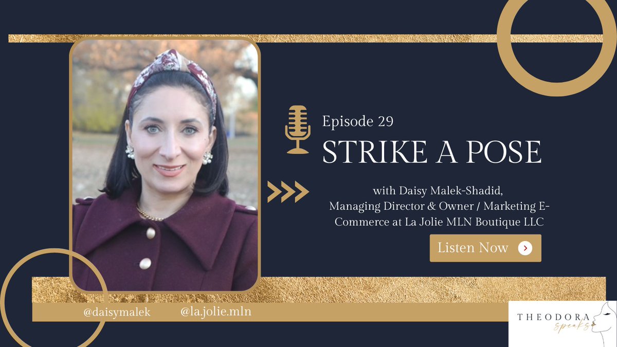 We kick off Season 3 with mother and product marketer turned boutique owner @daisymalek. Daisy explains the 4Ps of marketing as it relates to your personal brand, all while reminding us why fashion and self-confidence go hand in hand.

LISTEN now &gt;&gt; c-suitenetwork.com/secondline_sho…