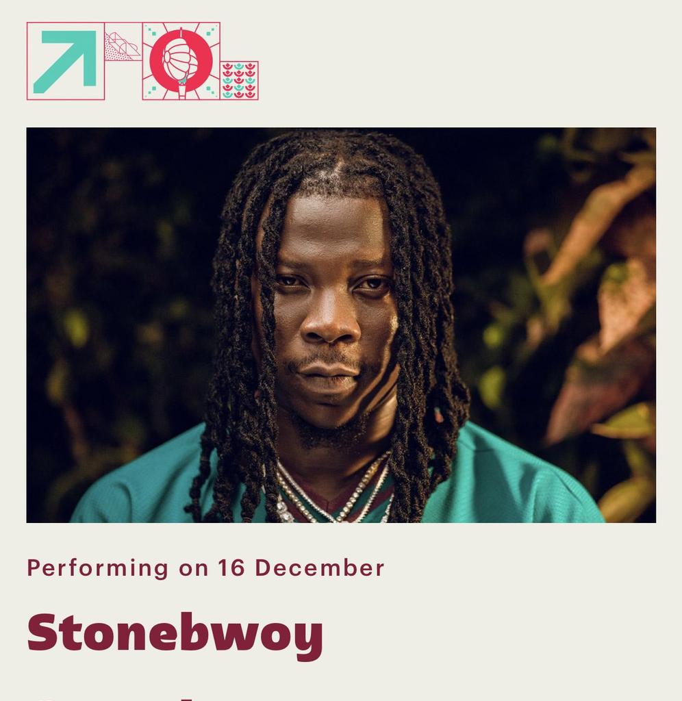 Boombuzz Ghana (@boombuzzgh) on Twitter photo Organizers of the FIFA World Cup🤸♂️ #Qatar2022 have confirmed that award-winning Ghanaian artist, <a href="/stonebwoy/">THE TORCHER</a> will be performing at the FIFA fan festival in Doha on 16th December. 🇬🇭 🇶🇦
#Boombuzzgh Organizers of the FIFA World Cup🤸♂️ #Qatar2022 have confirmed that award-winning Ghanaian artist, <a href="/stonebwoy/">THE TORCHER</a> will be performing at the FIFA fan festival in Doha on 16th December. 🇬🇭 🇶🇦
#Boombuzzgh
