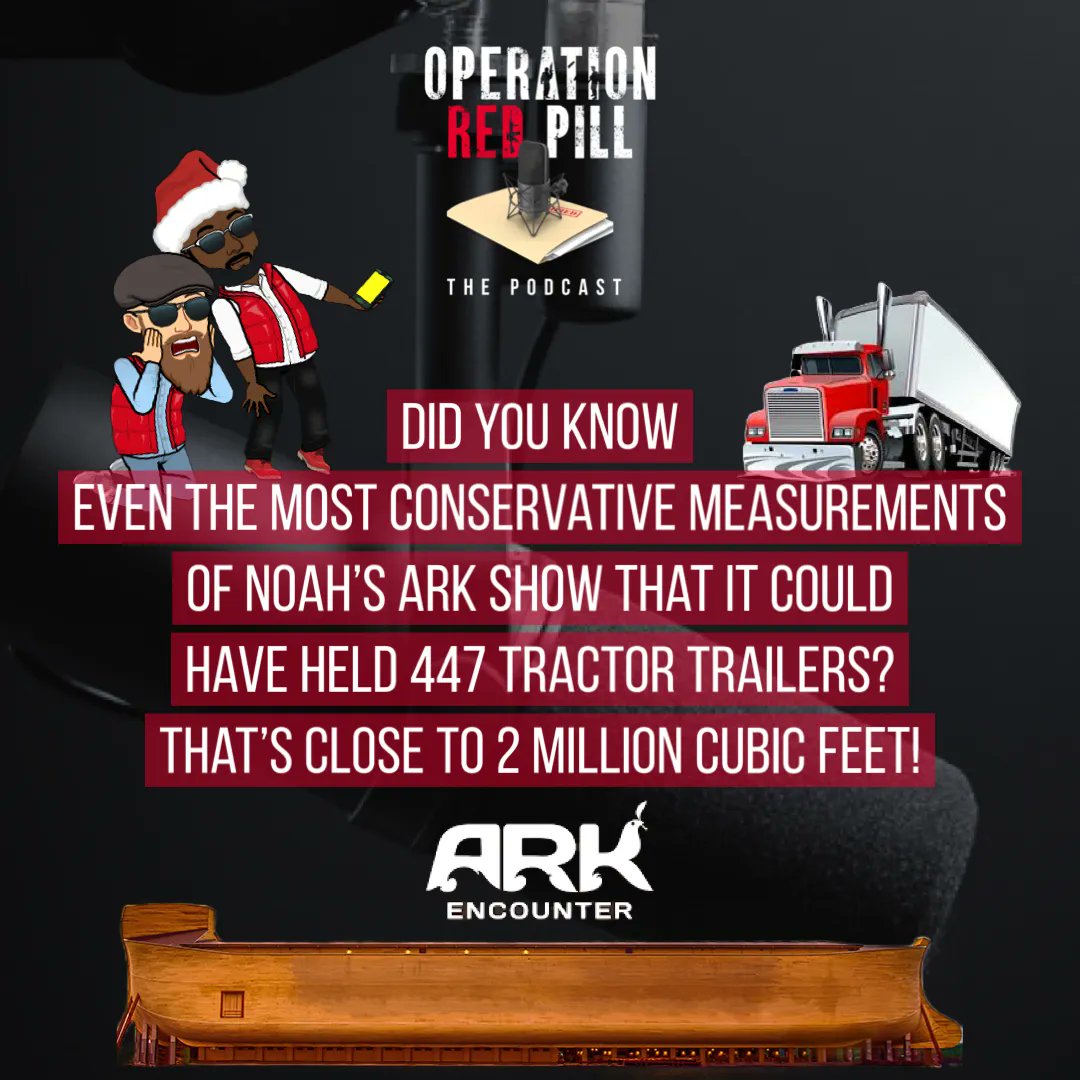 ORPPodcast's tweet photo. We’re gonna talk about this and more on this week’s intel briefing.

Hell or high water you’ll want give this a listen! 

#ArkEncounter #Flood #Noah  #redpill #Podcast

Check us out here:
https://t.co/LbTKFLL5GP https://t.co/7UT2Z9H1Iy https://t.co/fX2oJiy48A https://t.co/6OfL31kcqU