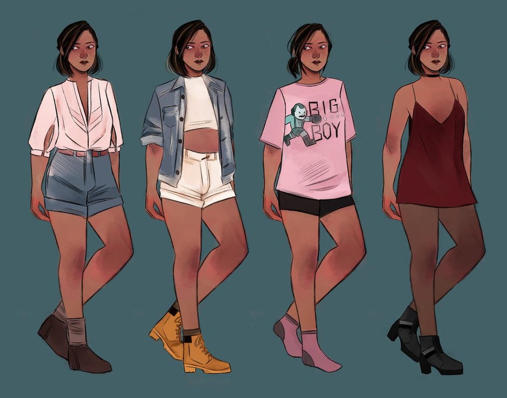 「My concept art in 2017 vs 2022 」|Emily Pearsonのイラスト