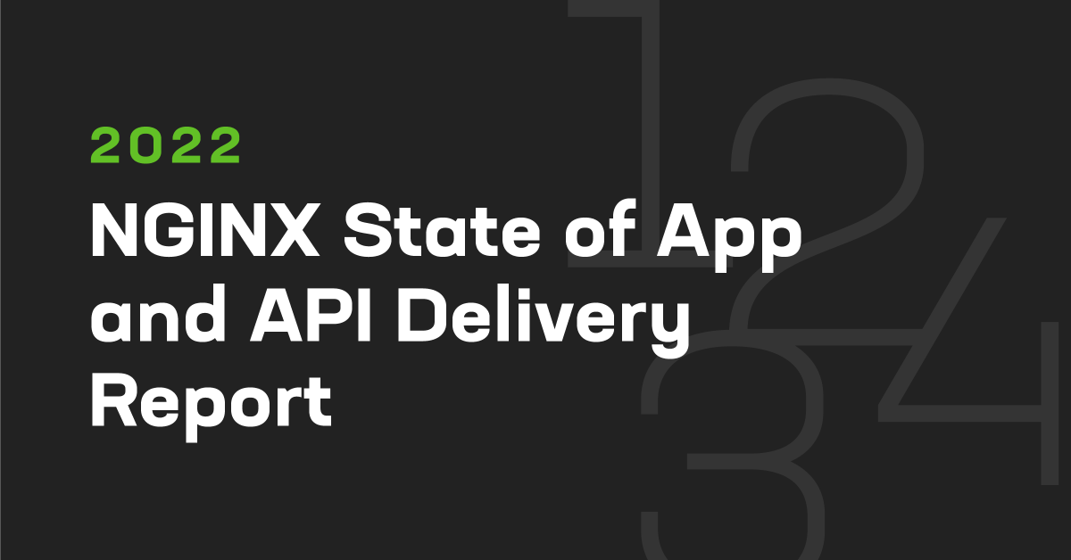 nginx's tweet photo. The NGINX 2022 State of App and API Delivery Report is now available! 

We partnered with @SlashData to explore the current state of the #nginx community. Learn about trends in technology choices, dev environments, tool usage,  and more https://t.co/pNAD7eqZ4J https://t.co/P1cpCiNFNb